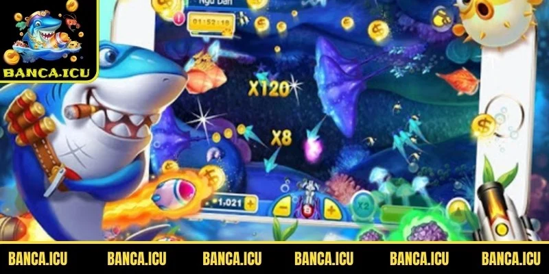 Tận dụng các tính năng sẵn có trong game bắn cá mod apk 